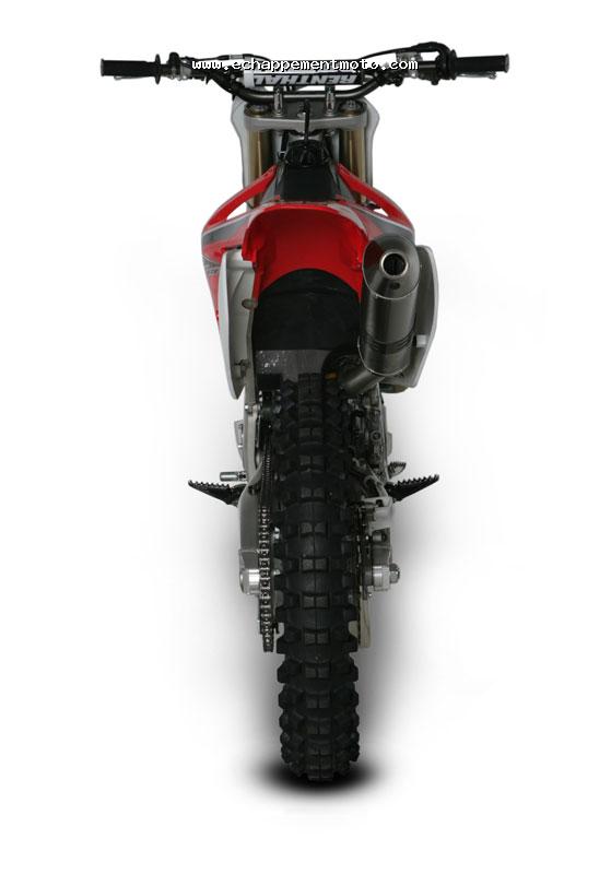 ECHAPPEMENT MOTO AKRAPOVIC SLIP-ON EXHAUST SYSTEM HONDA CRF 450 R (2008)